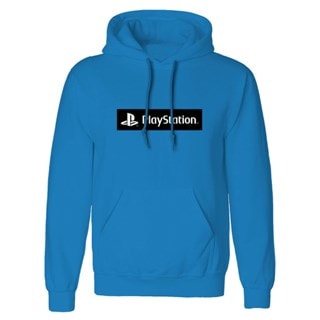 Playstation Box Logo Blue Hoodie