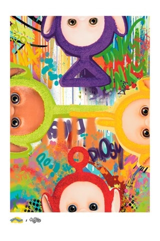 Time For Teletubbies Murwalls Lithograph Print