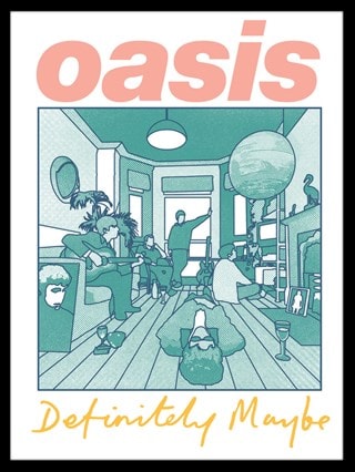 Definitely Art Oasis Framed 30cm x 40cm Print
