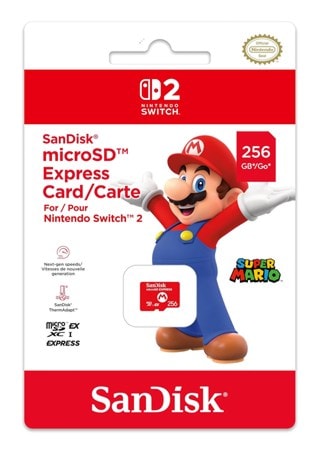 Nintendo Switch 2 SanDisk microSD Express Card - 256GB