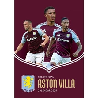 Aston Villa FC 2025 Calendar A3