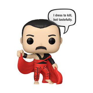 I Dress To Kill 457 Freddie Mercury Funko Pop Vinyl Sayings