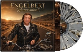 Faithfully - Clear Black Gold White Splatter