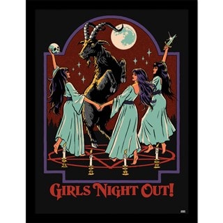 Steven Rhodes Girls Night Out hmv Exclusive Framed 30 x 40cm Print