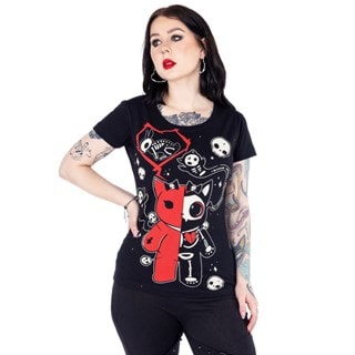 Undead Kitty Cupcake Cult Ladies Fit Tee