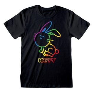 Happy Classic Rainbow Black Withit Tee