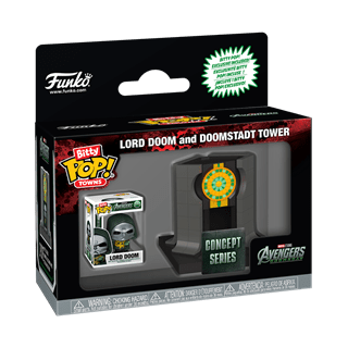 Lord Doom And Doomstadt Tower Avengers Doomsday Funko Bitty Pop Town