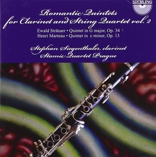 Romantic Quintets for Clarinet and String Quartet - Volume 2