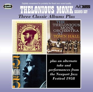 Three Classic Albums Plus: The Unique Thelonious Monk/At Town Hall/5 By Monk By 5