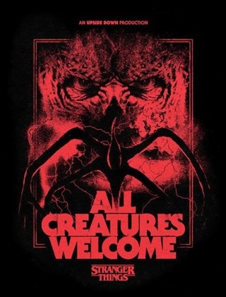 All Creatures Welcome Stranger Things 5 30cm x 40cm Art Print