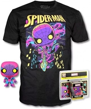 Spider-Man Blacklight Pocket Pop & Tee