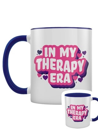 In My Therapy Era Blue Coloured Inner Mug