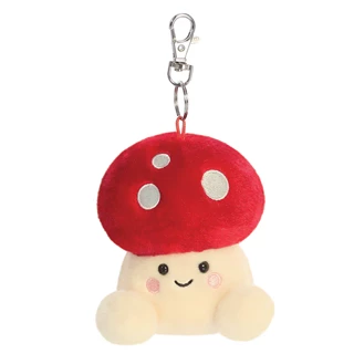 Amanita Mushroom Palm Pals Clip-On Plush