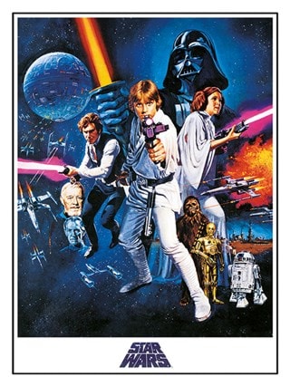 A New Hope: Episode IV: Star Wars Canvas Print