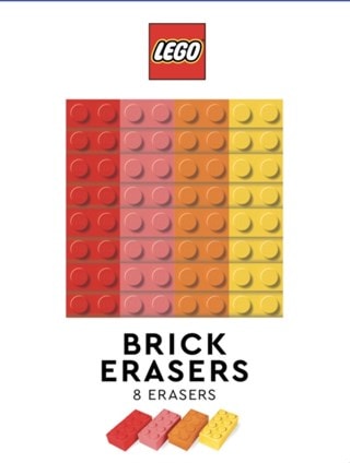 LEGO Brick Set of 8 Erasers