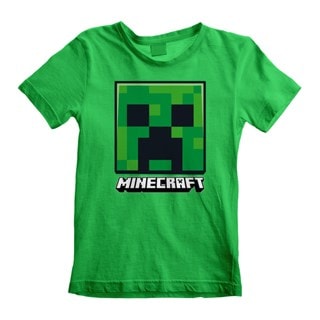 Minecraft Creeper: Face (Kids Tee)