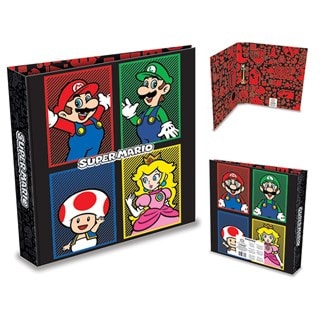Super Mario 4 Colour A4 Ring Binder