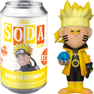 Naruto With Chase Naruto Shippuden Funko Vinyl Soda