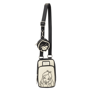 Alice In Wonderland Loungefly Sling Crossbody Bag & Coin Bag