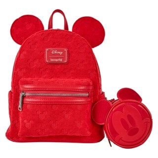 Mickey Ears Burnout Loungefly Mini Backpack