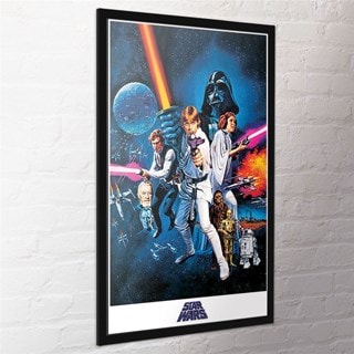 One Sheet Star Wars A New Hope Framed Maxi Poster