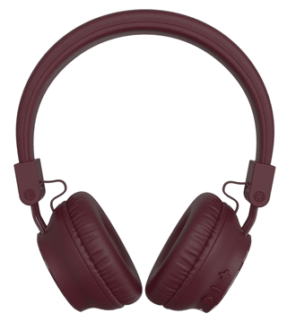 Reflex Audio Play Burgundy Bluetooth Headphones