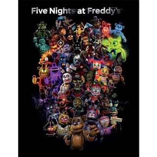 Collage Five Nights At Freddy's FNAF 30cm x 40cm Framed Print