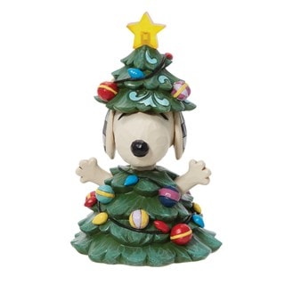 Snoopy Dressed As Tree Peanuts By Jim Shore Figurine