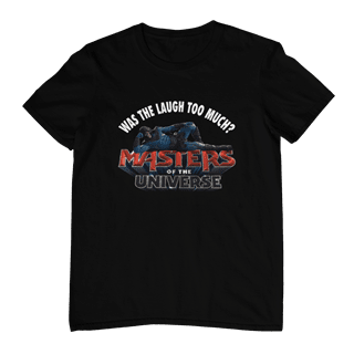 Skeletor Was The Laugh Too Much? Masters Of The Universe Black Tee