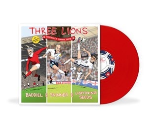 Three Lions (Football's Coming Home): 30th Anniversary Edition Red Vinyl