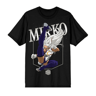 My Hero Academia Mirko Kick Black Tee