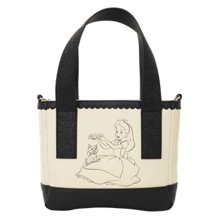 Alice In Wonderland Loungefly Mini Tote Crossbody Bag