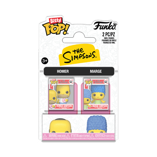 Homer & Marge Simpson The Simpsons Funko Pop Bitty 2 Pack