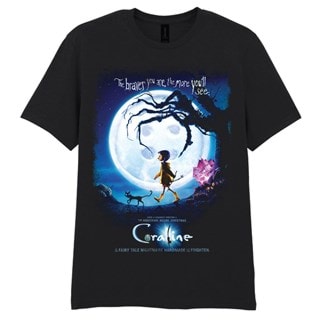 Moon Poster Coraline Black Tee