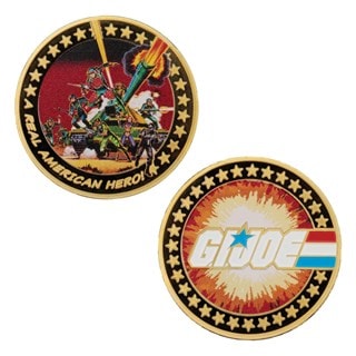 GI Joe A Real American Hero 60th Anniversary 24K Gold Plated Coin