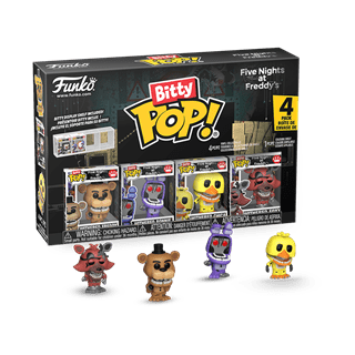 Withered Five Nights At Freddy's FNAF Funko Pop Bitty 4 Pack