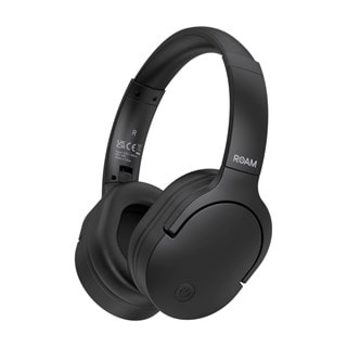 Roam Crux Black Bluetooth Over Ear Headphones
