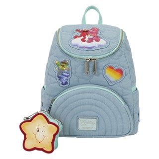 Care Bears X Sesame Street Denim Loungefly Mini Backpack With Coin Bag