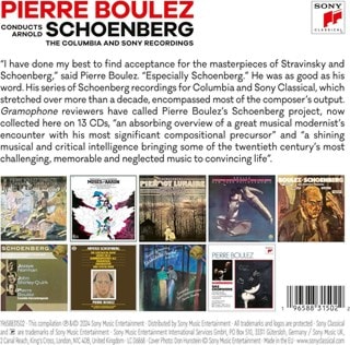 Pierre Boulez Conducts Arnold Schoenberg: The Complete Columbia and Sony Recordings