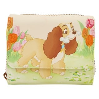 Lady And The Tramp Pastel Tulip Loungefly Bifold Wallet