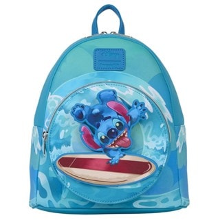 Stitch Spinning Surfer hmv Exclusive Loungefly Mini Backpack