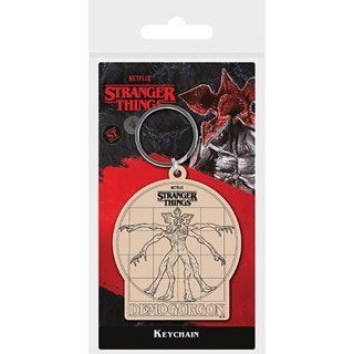 Vitruvian Demogorgon Stranger Things 4 Keyring