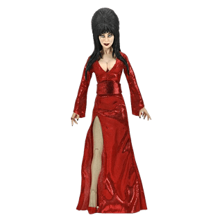 Red Fright And Boo Elvira Neca Clothed Figure