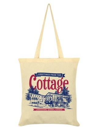 Greetings From The Cottage Cream Tote Bag