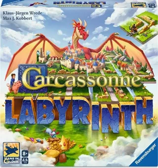 Carcassonne: Labyrinth The Moving Maze Board Game