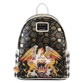Queen Logo Crest Mini Backpack Loungefly