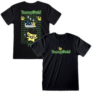 Grid Tamagotchi Black Tee