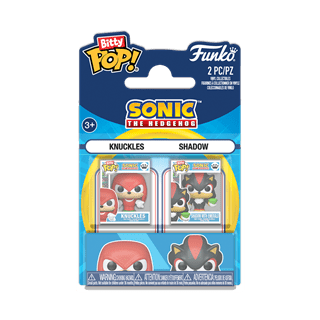 Knuckles & Shadow Sonic The Hedgehog Funko Bitty Pop 2 Pack