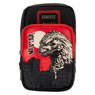 Toho Godzilla Cell Phone Loungefly Crossbody Bag Coin Bag
