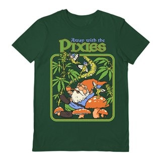 Away With The Pixies Steven Rhodes Green Tee